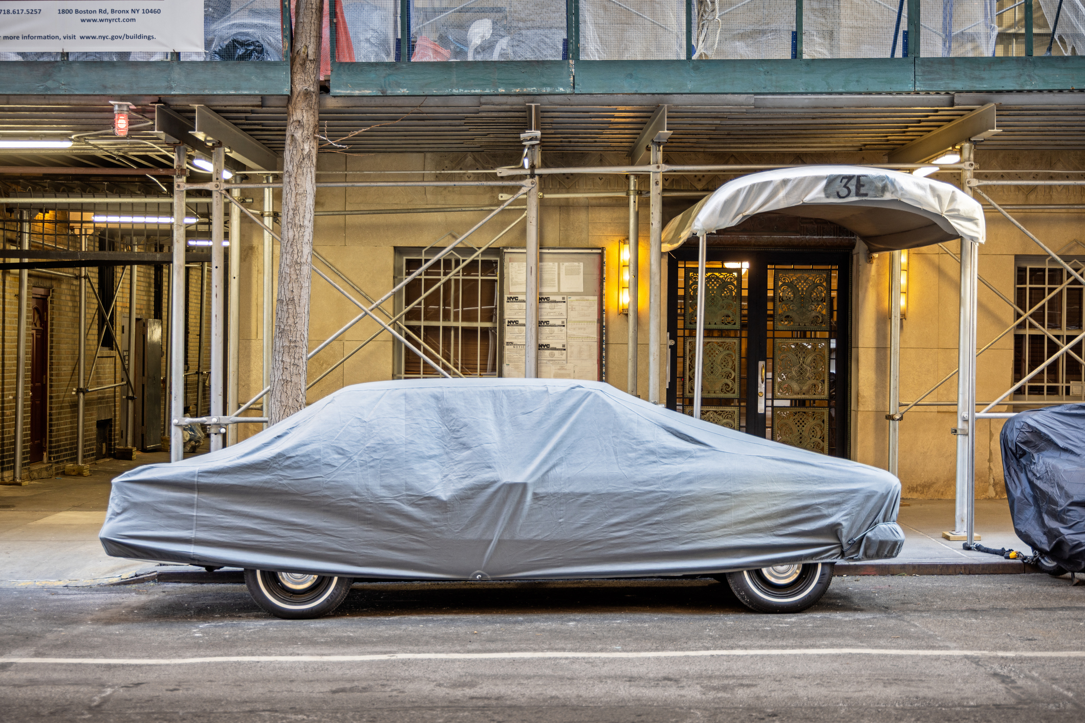 a picture of a car covered