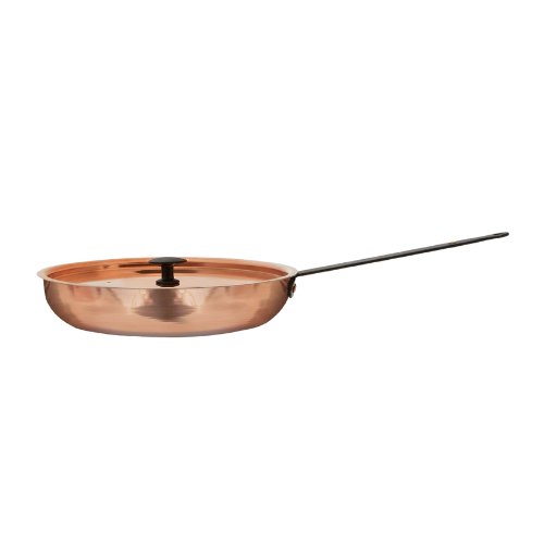 Spun Copper Lidded Chef&#039;s Pan