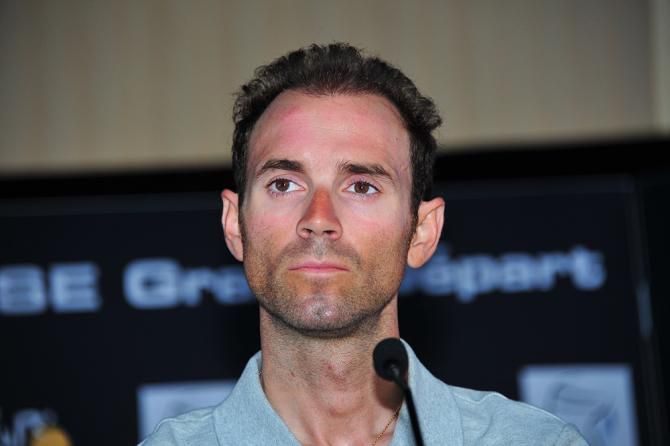Alejandro Valverde (Movistar) aims for the podium at the 2013 Tour de France