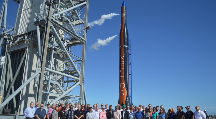 Vector-R rocket at Wallops Island