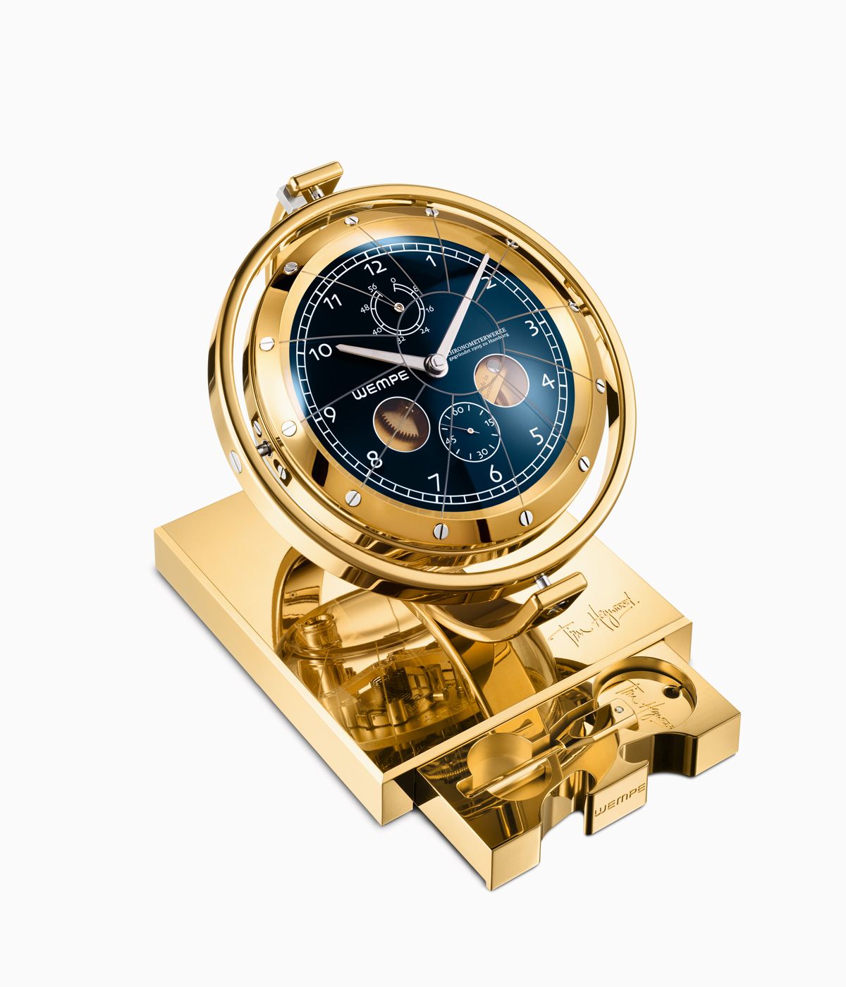 Wempe marine chronometers with yacht designer Tim Heywood | Wallpaper
