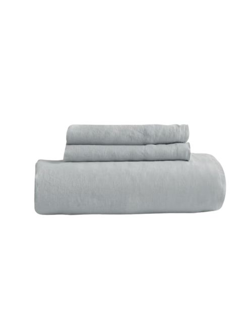 Mist European Linen Fitted Sheet Set