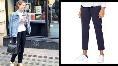 How to Wear Joggers to Work - Brooke's Budget Beauty