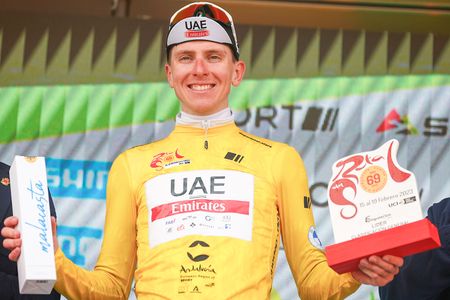 Vuelta a Andalucia Ruta Ciclista Del Sol 2023 - 69th Edition - 4th stage Olvera - Iznajar 164,8 km - 18/02/2023 - Tadej Pogacar (SLO - UAE Team Emirates) - photo Luis Angel Gomez/SprintCyclingAgency©2023