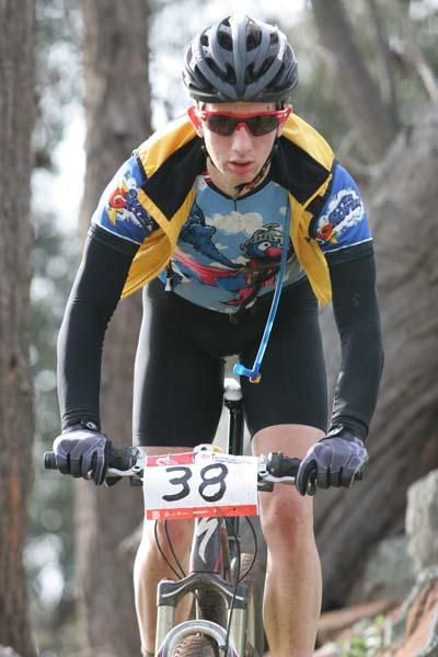 John Groves rides his own race.
