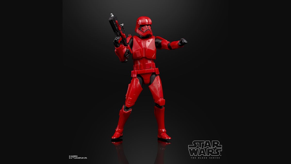 Hasbro's Star Wars Sith Trooper for "Rise of Skywalker."