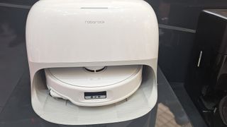 Roborock Qrevo Curv robot vacuum at IFA