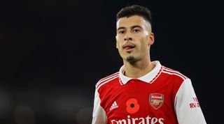 Gabriel Martinelli of Arsenal during the Premier League match between Wolverhampton Wanderers and Arsenal on 12 November, 2022 at Molineux in Wolverhampton, United Kingdom
