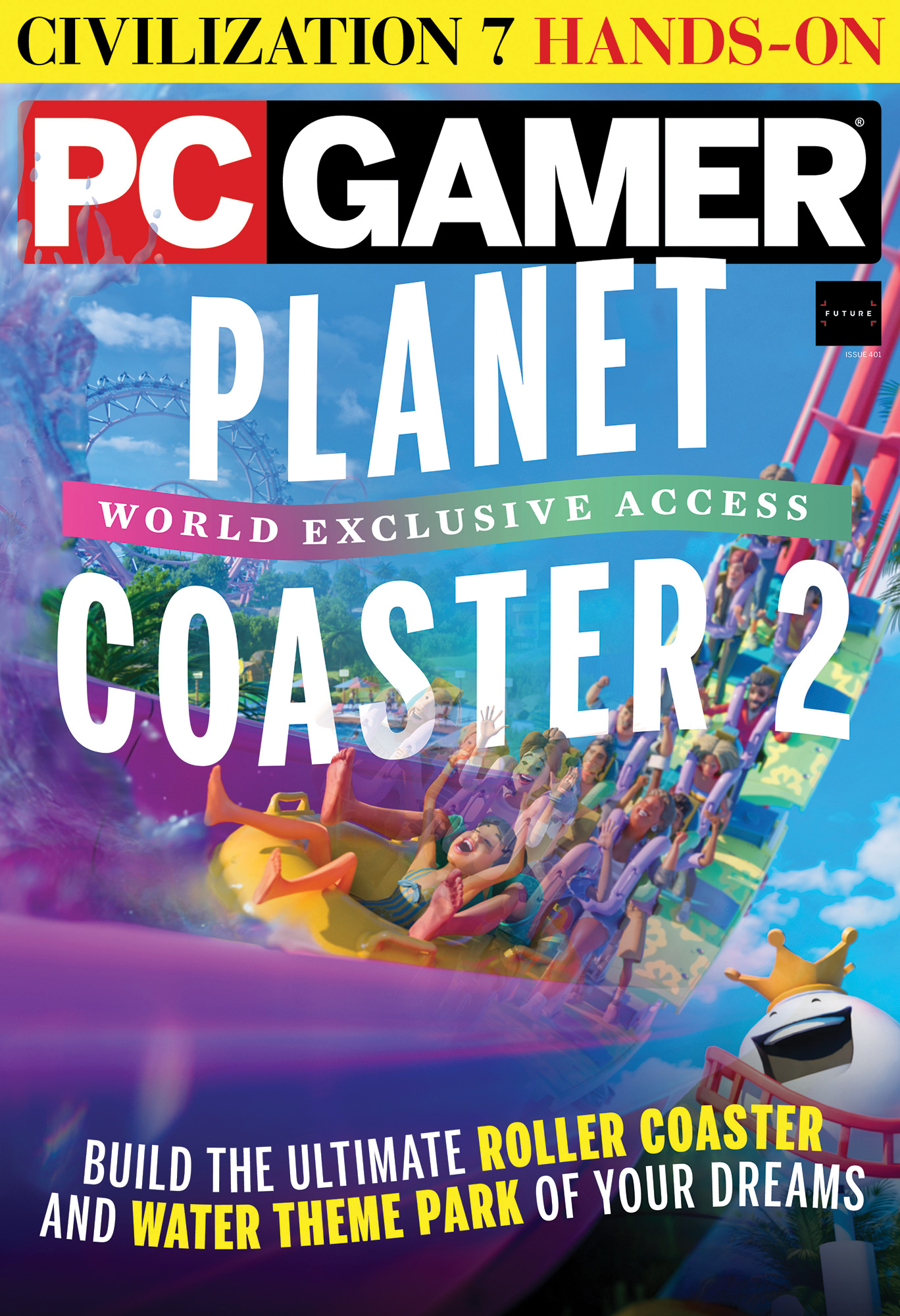 Ya está a la venta el nuevo número de la revista PC Gamer, con una portada lenticular especial coleccionable: Planet Coaster 2