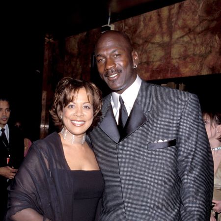 michael jordan right and juanita vanoy jordan photo by kevin mazurwireimage