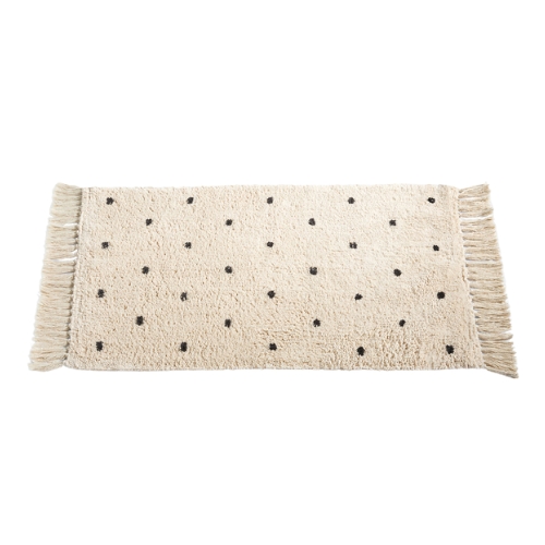 La Redoute, Ava Spotted 100% Cotton Terrycloth Bath Mat