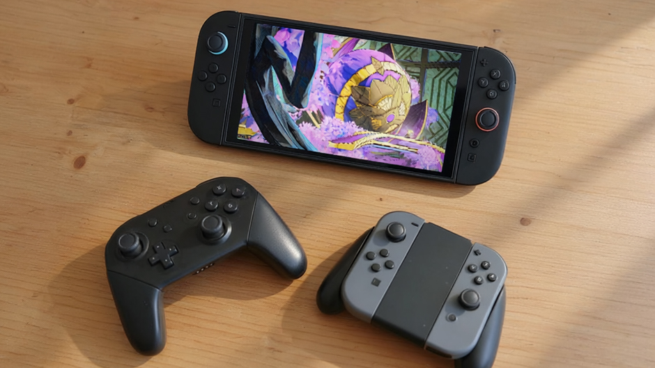 Nintendo Switch 2 with old Switch 1 controllers