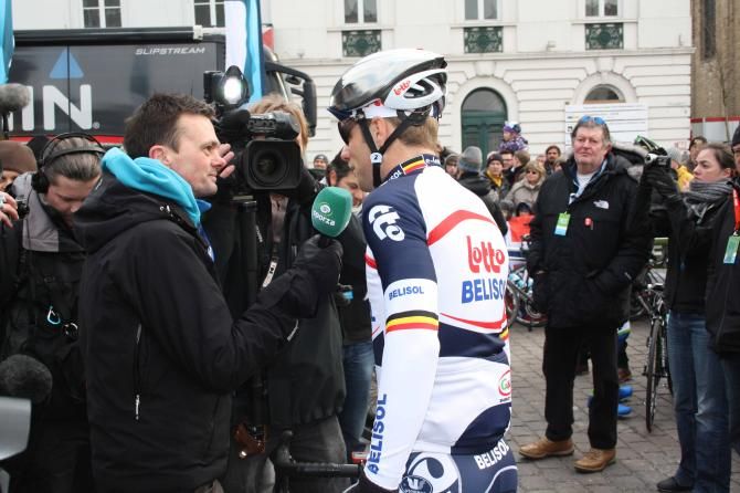 Jurgen Roelandts carries Lotto Belisol's hopes.
