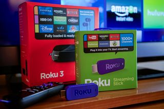 The Roku Steaming Stick challenges the Roku 3 box, which costs twice ass much.