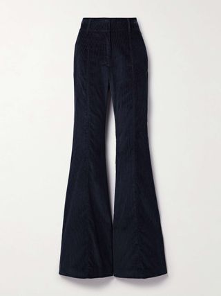 Ianthe Cotton-Corduroy Flared Pants