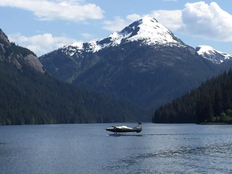 A float plane in Alaska.