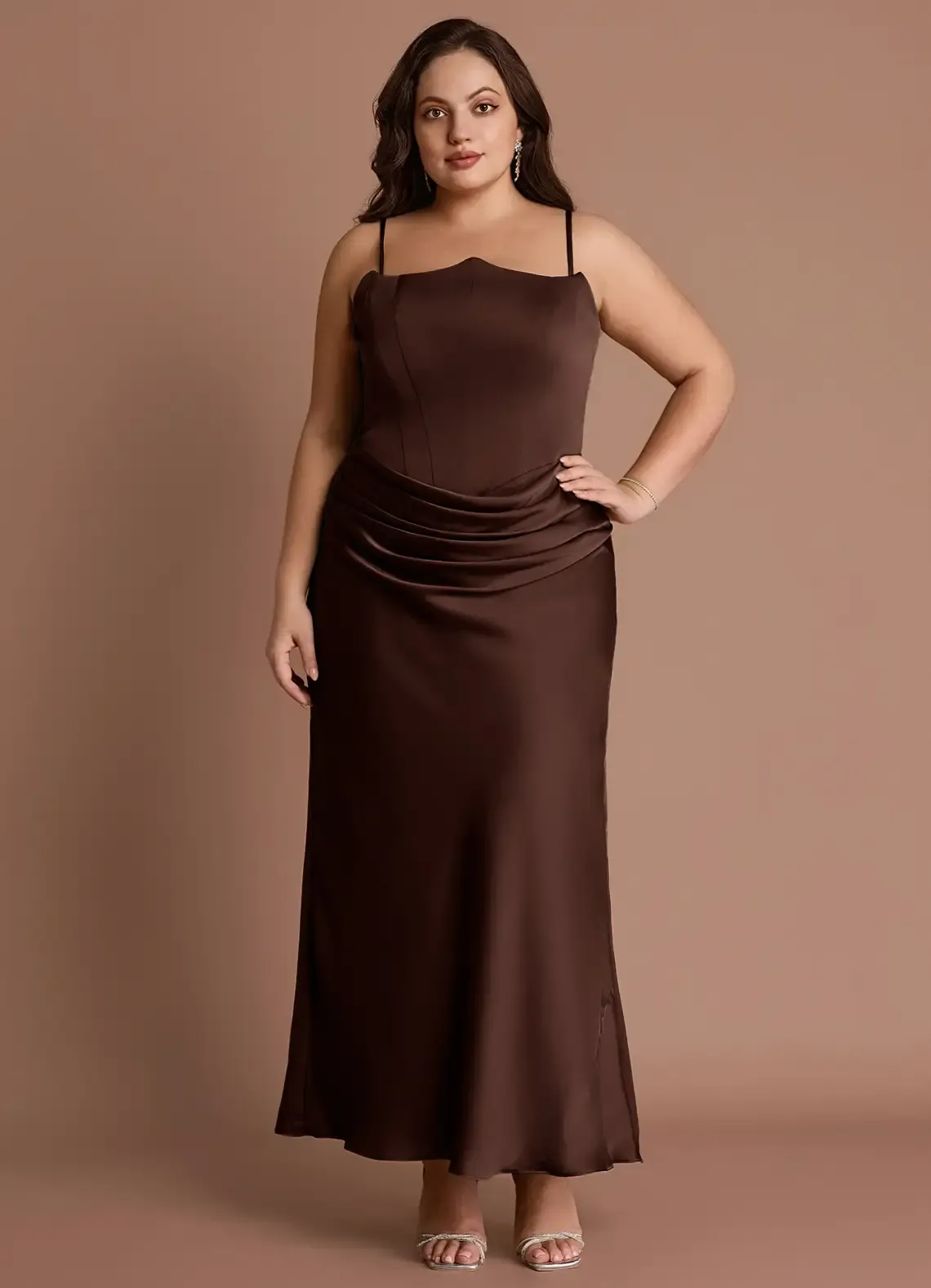 Aazie, Debby Mocha Coco Maxi Dress