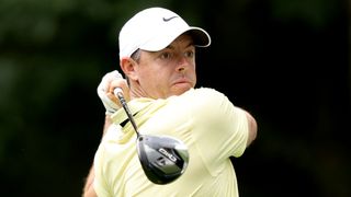 Rory McIlroy takes a shot at the BMW PGA Championship