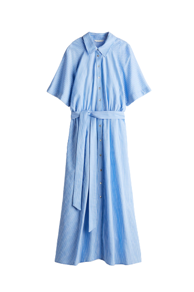 H&M, Tie-Belt Shirt Dress
