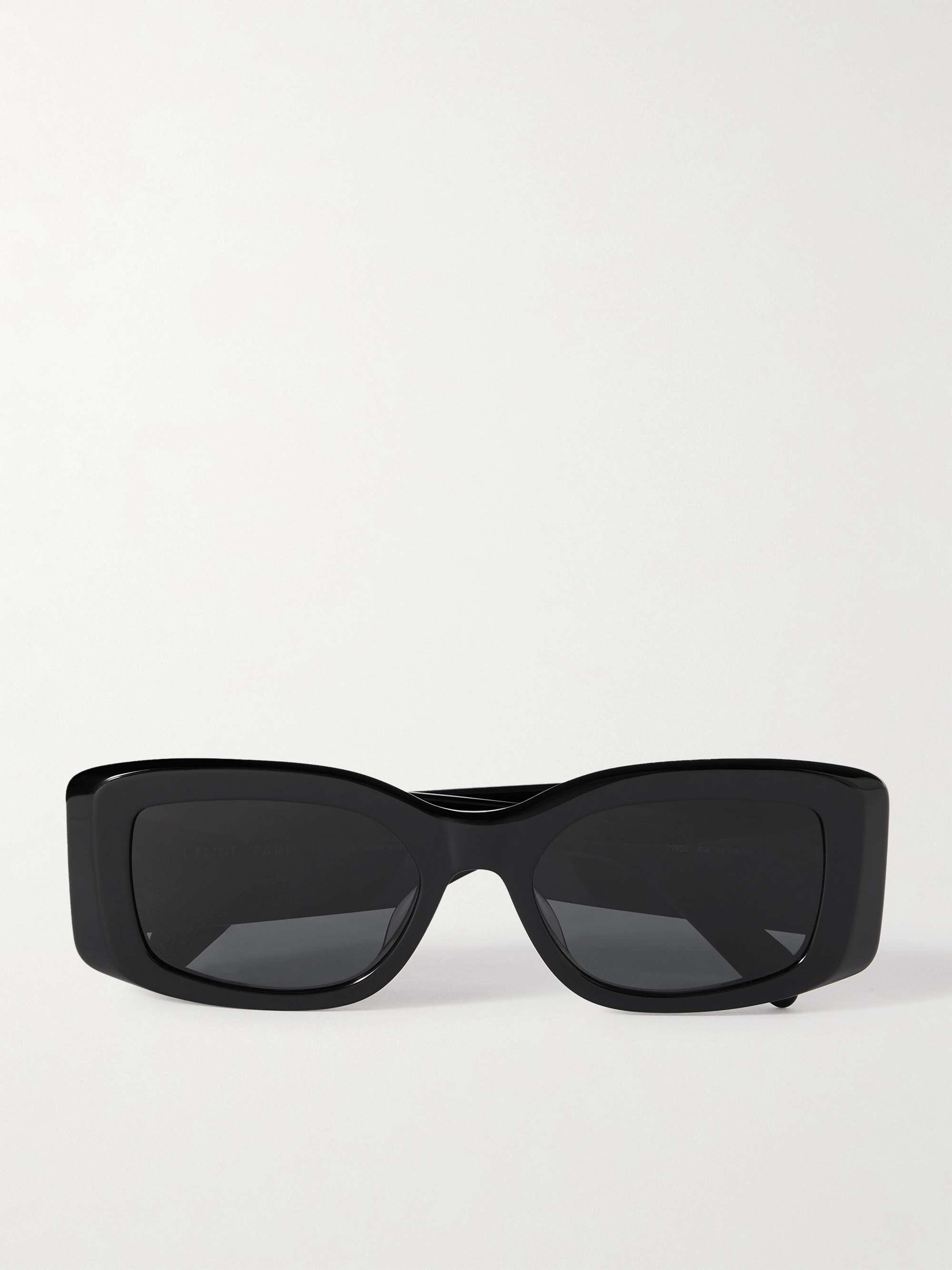 Triomphe Oversized Square-Frame Acetate Sunglasses