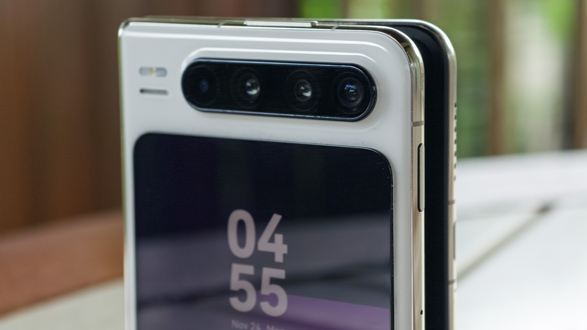 Huawei Pura X on a table