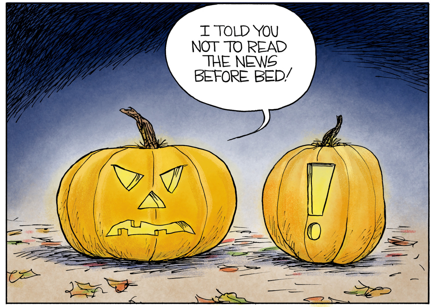 Political cartoon