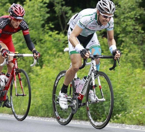 Riders of Spidertech-Planet Energy have been active during the Tour de Beauce so far.