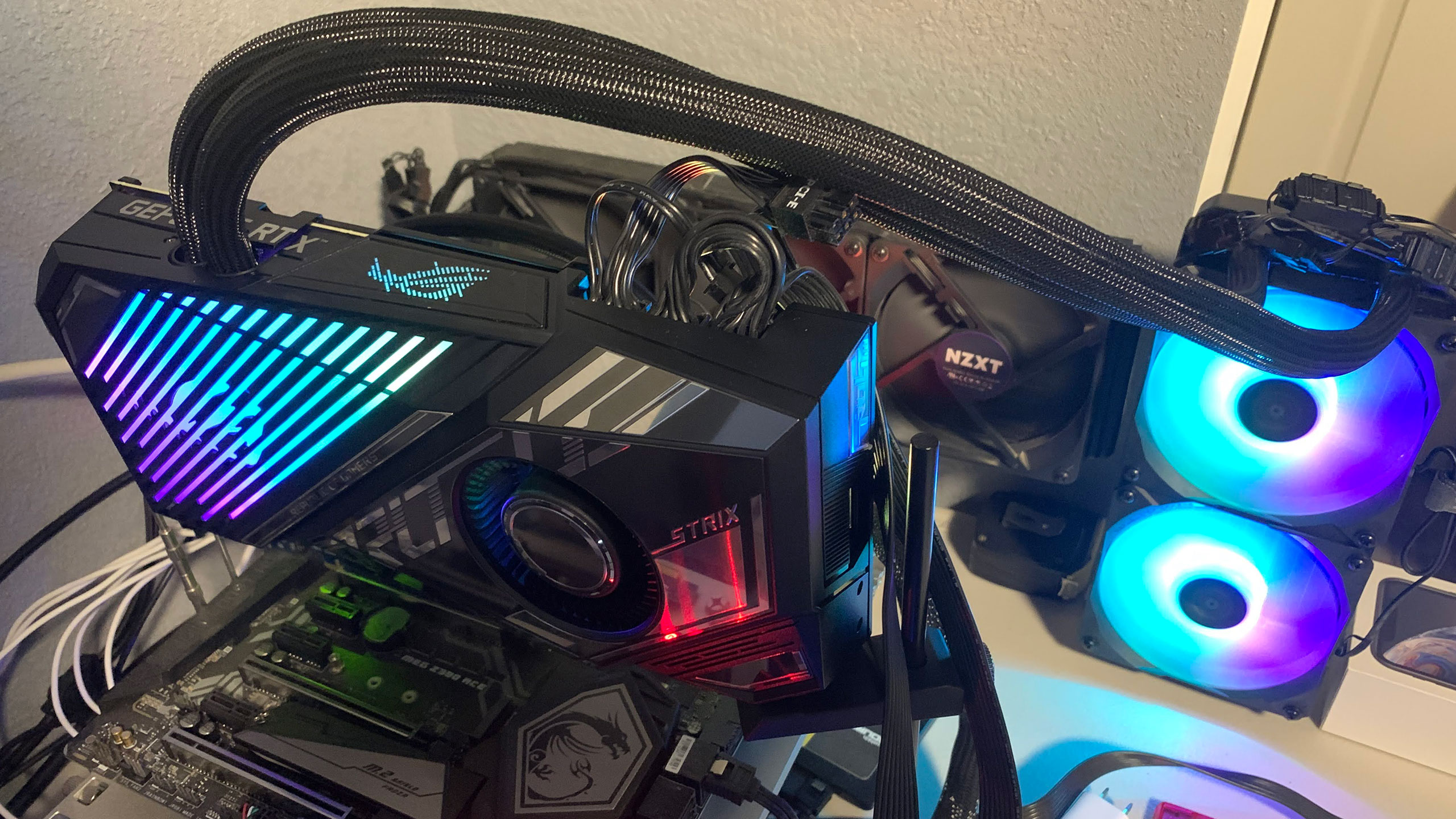 Power, Clocks, Temperatures, Fan Speed, and Noise on the Asus ROG Strix ...