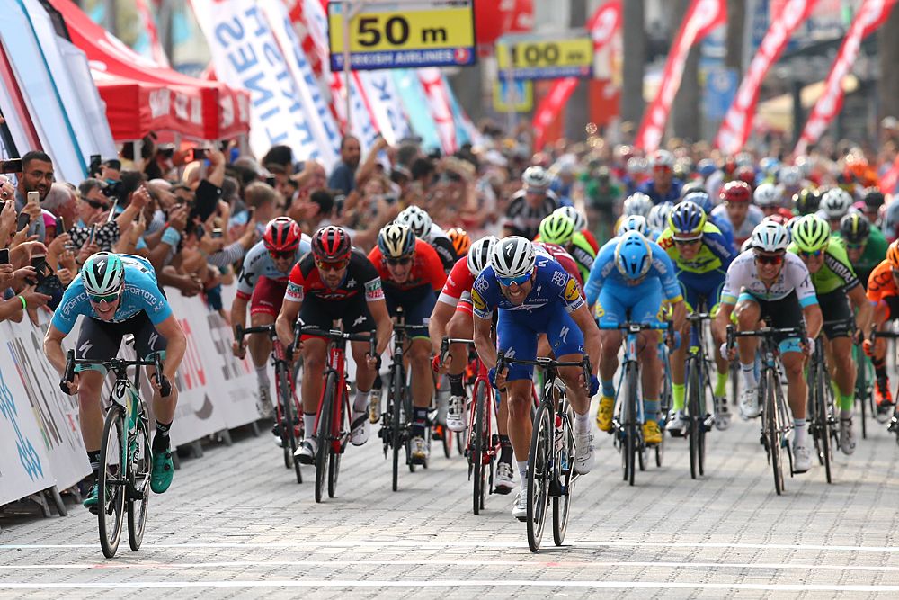 Sam Bennett (Bora-Hansgrohe) won stage 3 sprint at the Tour of Turkey