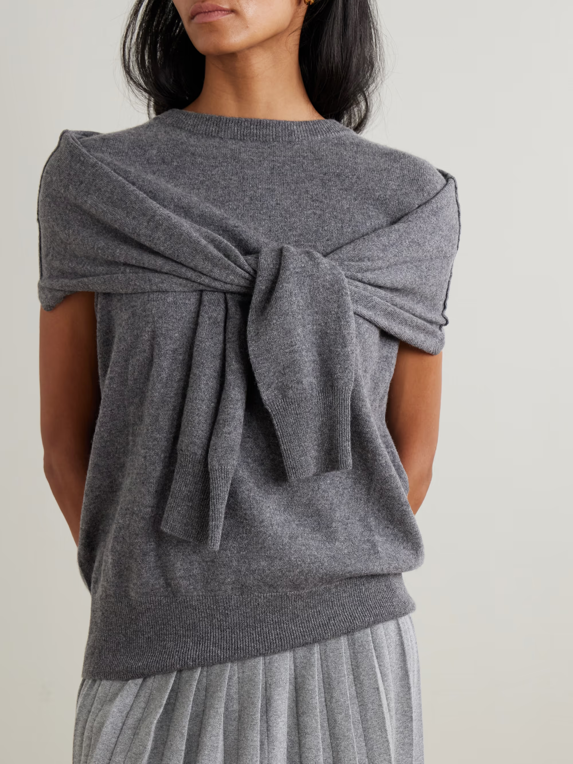 LISA YANG, Othelia Convertible Cutout Cashmere Sweater