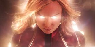 Captain Marvel powering up