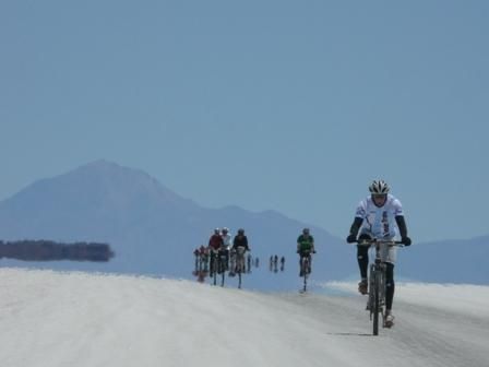 Riders in the Andes Trail