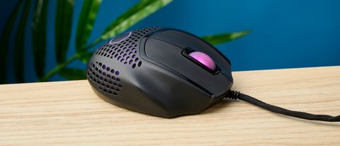 Photograph of the Cooler Master MM720 gaming mouse