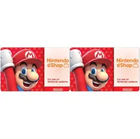2 x Nintendo eShop $50 Gift Card