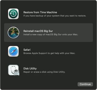 Reinstall on Apple silicon-based Mac