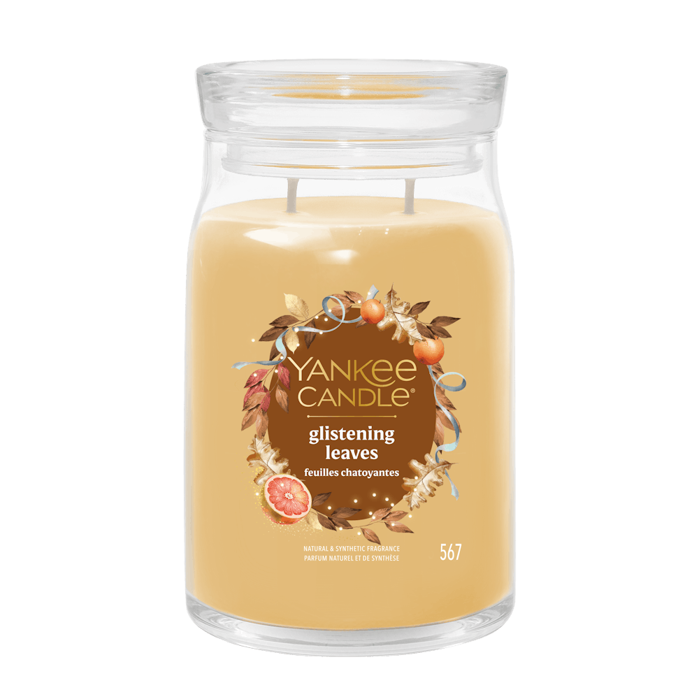 Glistening Leaves Candle