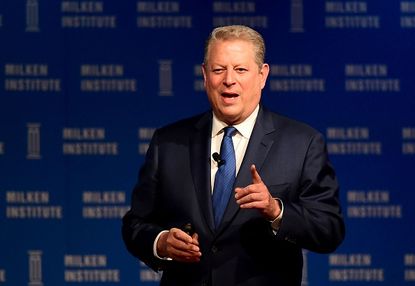 Al Gore endorsed Hillary Clinton on Twitter on Monday.