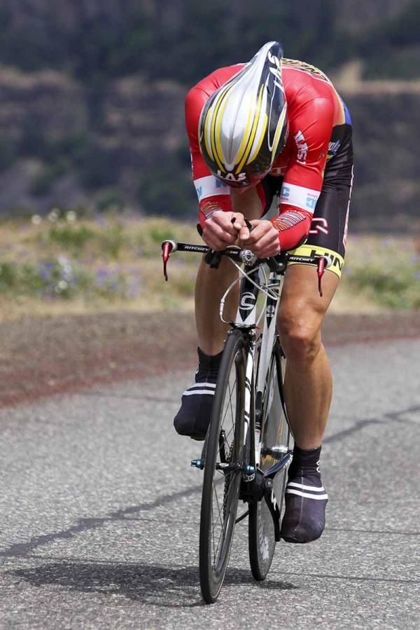 Nate English set the fastest mark for the men and claimed the overall lead