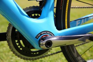 AG2R are using CeramicSpeed bearings in their bottom brackets