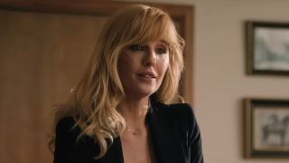 Beth Dutton in Jamie's office in Yellowstone