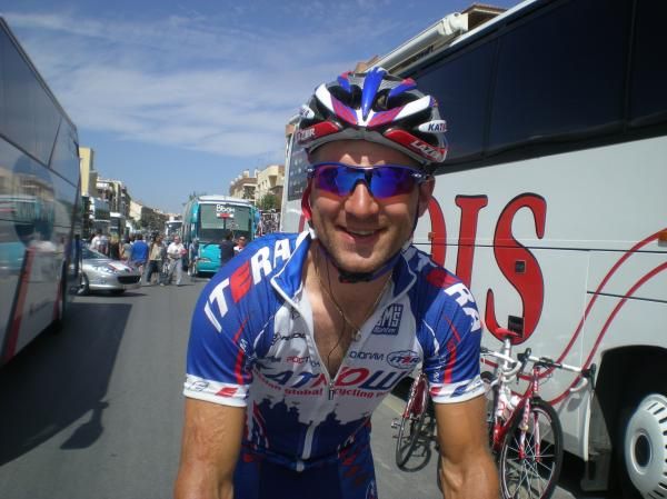 Vladimir Gusev (Katusha) before stage 5 of the Vuelta a Espana