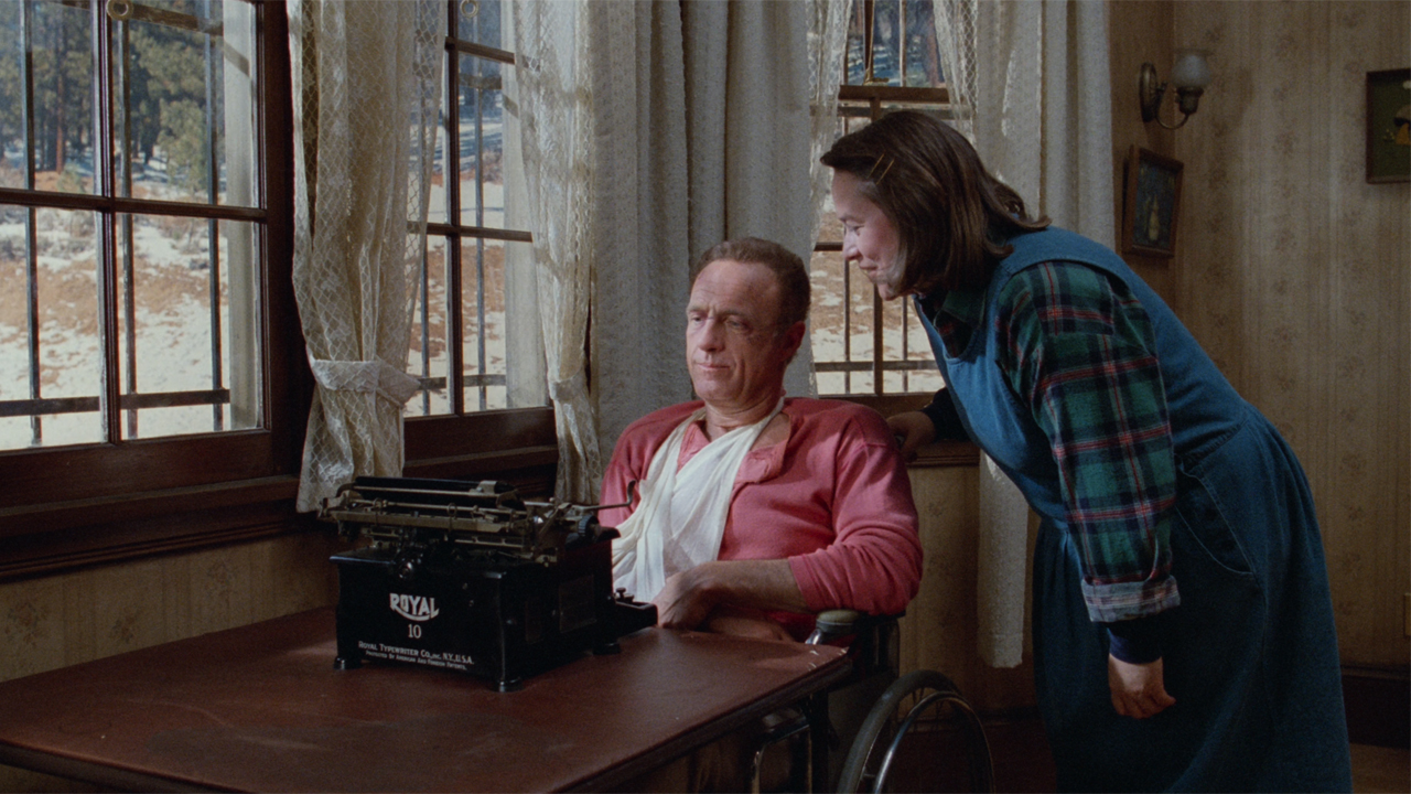 James Caan and Kathy Bates in Misery