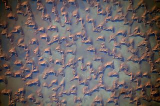 ESA astronaut Thomas Pesquet shared an image of sand dunes in the Sahara desert as seen from the space station.