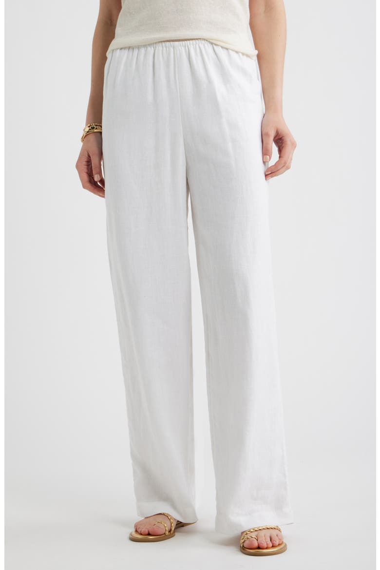 Wide Leg Linen Pants