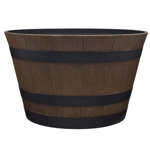 Millwood Pines Jibril Resin Barrel Planter &amp;amp; Reviews | Wayfair