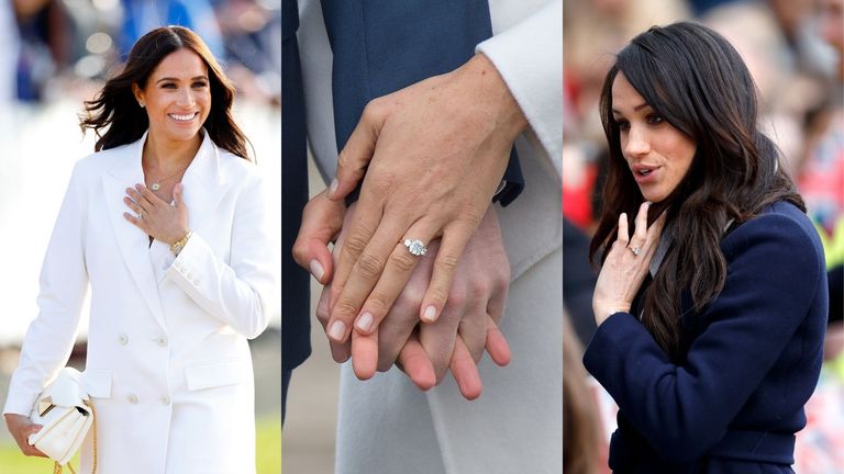 Meghan Markle's engagement ring changes and who designed it revealed