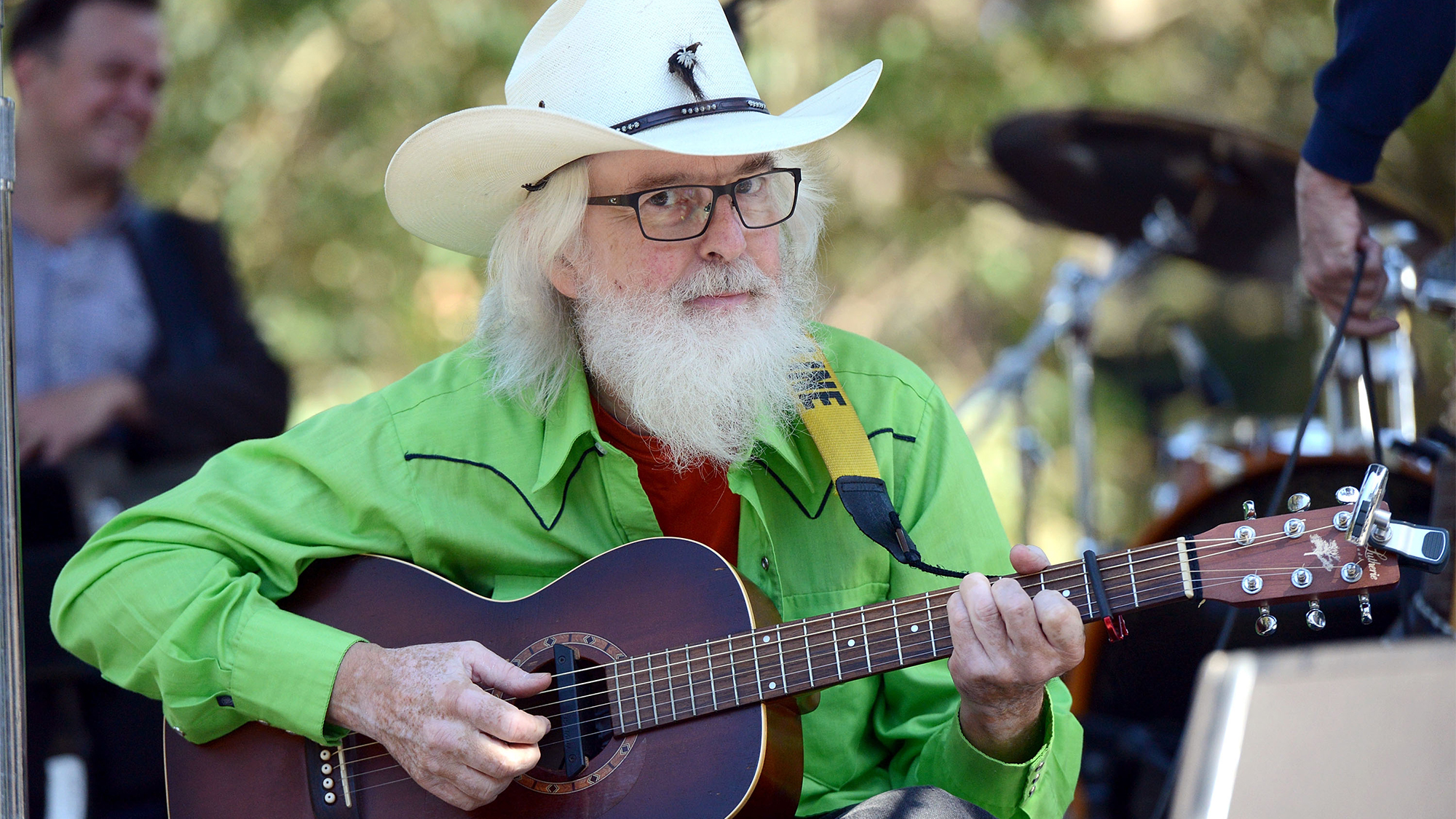 Singer Gurf Morlix performs onstage during the Hardly Strictly Bluegrass music festival at Golden Gate Park on October 7, 2017 in San Francisco, California.