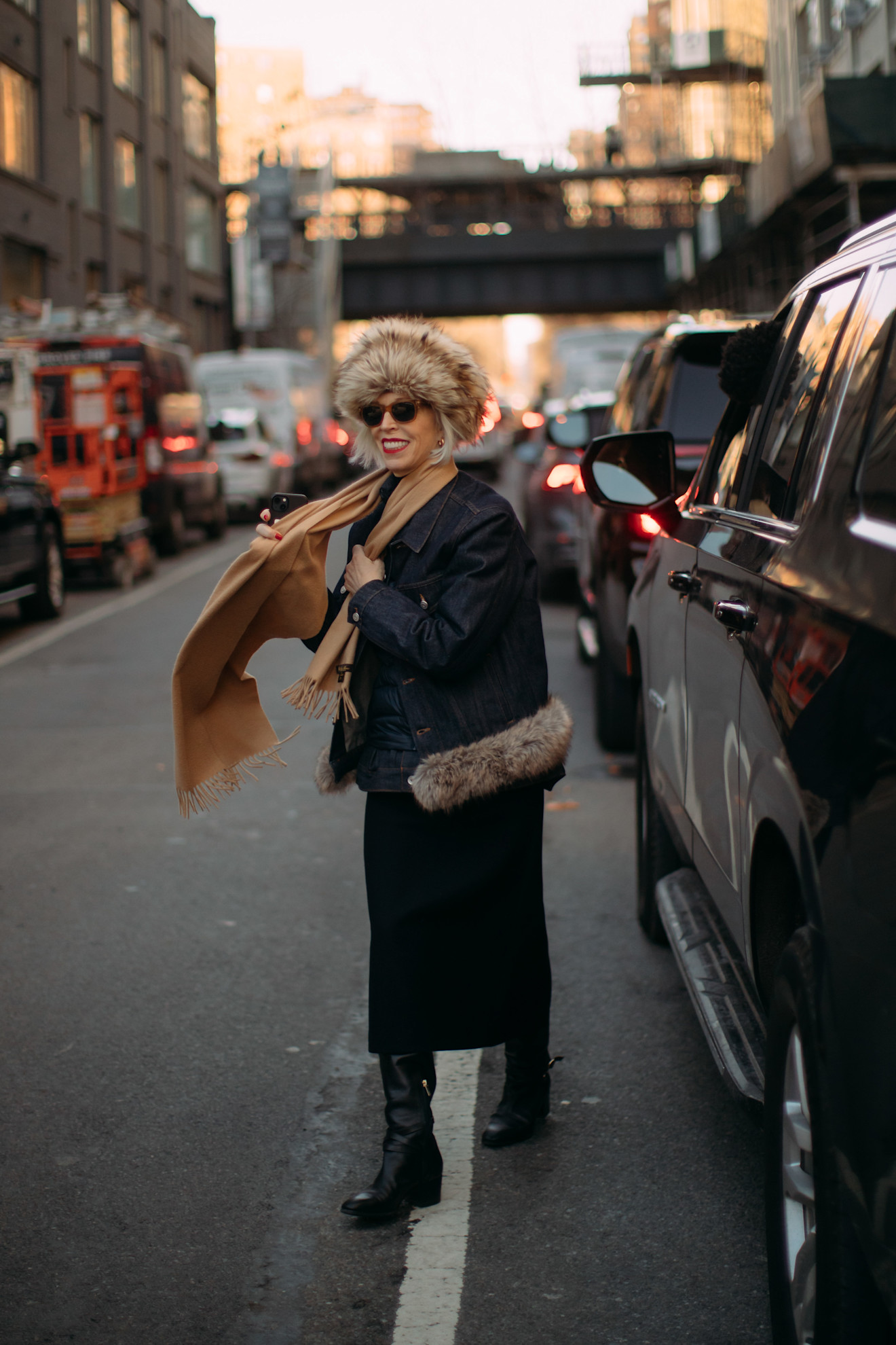 women in new york city wearing winter 2025 2026 fashion trends