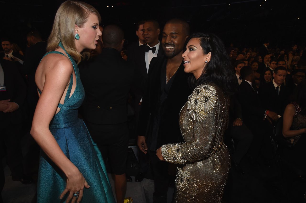 Taylor Swift and Kim Kardashian.