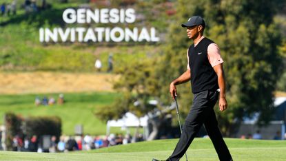 Tiger Woods at the 2023 Genesis Invitational